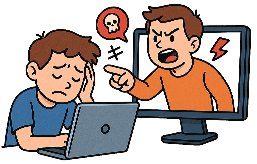 Il cyberbullismo si nasconde dietro uno schermo